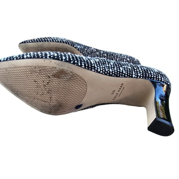 Cole Haan Grand 360 Womens Heels 9B Black & White Textured Fabric JJ4142 - Picture 6 of 9